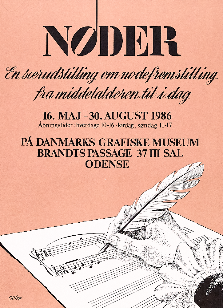 anden Clancy sofistikeret Noder – Danmarks Grafiske Museum - Museum - Plakatforretningen.dk